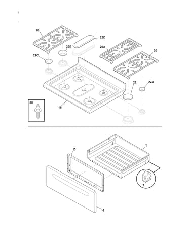 Top/drawer