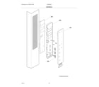 Electrolux EI28BS36IB2 controls & ice dispenser diagram