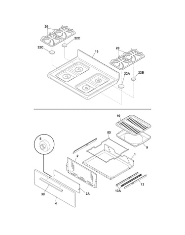 Top/drawer