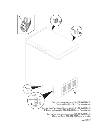 Replacement parts list
