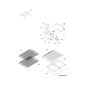 Crosley CRT151HLW3 shelves diagram