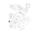 Frigidaire FGHS2368LE0 ice container diagram