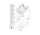 Frigidaire LGGF3032KWH burner diagram