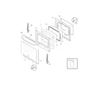 Frigidaire LGGF3032KWH door diagram