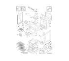 Frigidaire LGGF3044LFC body diagram