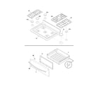 Frigidaire LGGF3044LFC top/drawer diagram