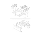 Frigidaire FFGF3027LBA top/drawer diagram