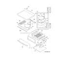 Frigidaire FPCF3091LFB top/drawer diagram