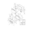 Frigidaire FGDS3065KFD door diagram