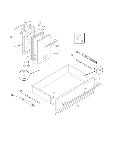 Drawer/small door
