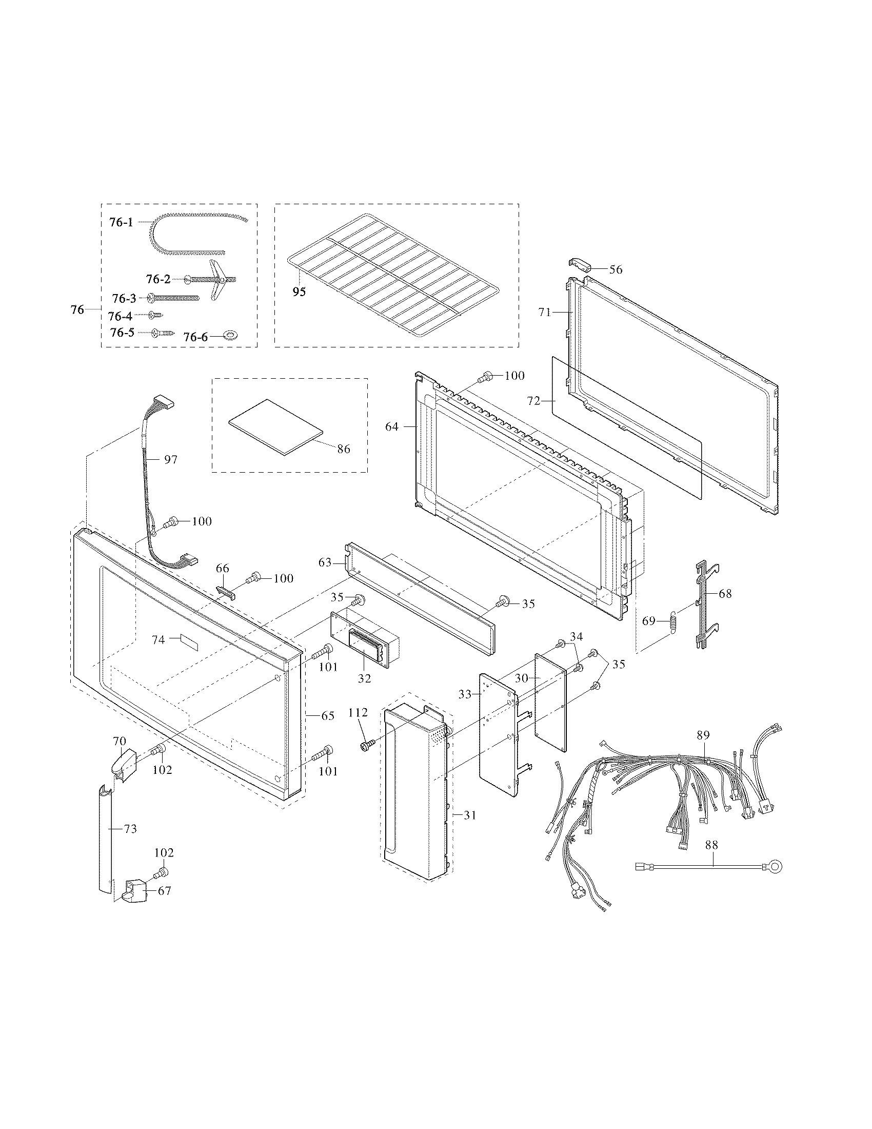 CONTROL PANEL,DOOR,MISCELLANEOUS