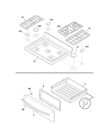 Top/drawer