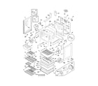 Frigidaire CGEF3057KFD body diagram