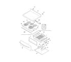 Frigidaire CGEF3057KFD cooktop diagram