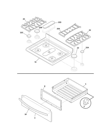 Top/drawer