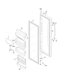 Refrigerator door