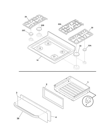 Top/drawer