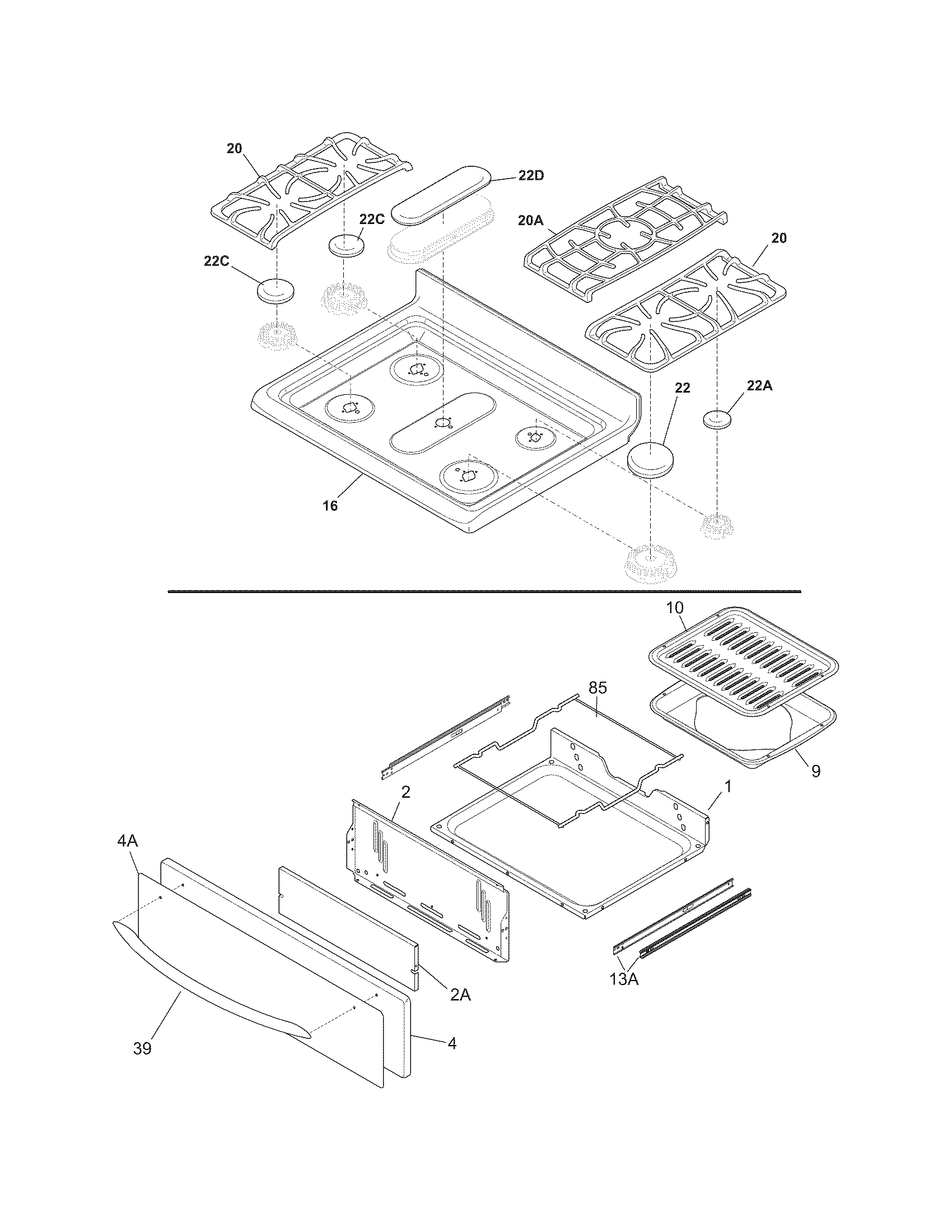 Top/drawer