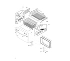 Frigidaire FGHG2344MP0 freezer drawer - basket diagram