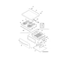 Frigidaire LGEF3057LFC top/drawer diagram