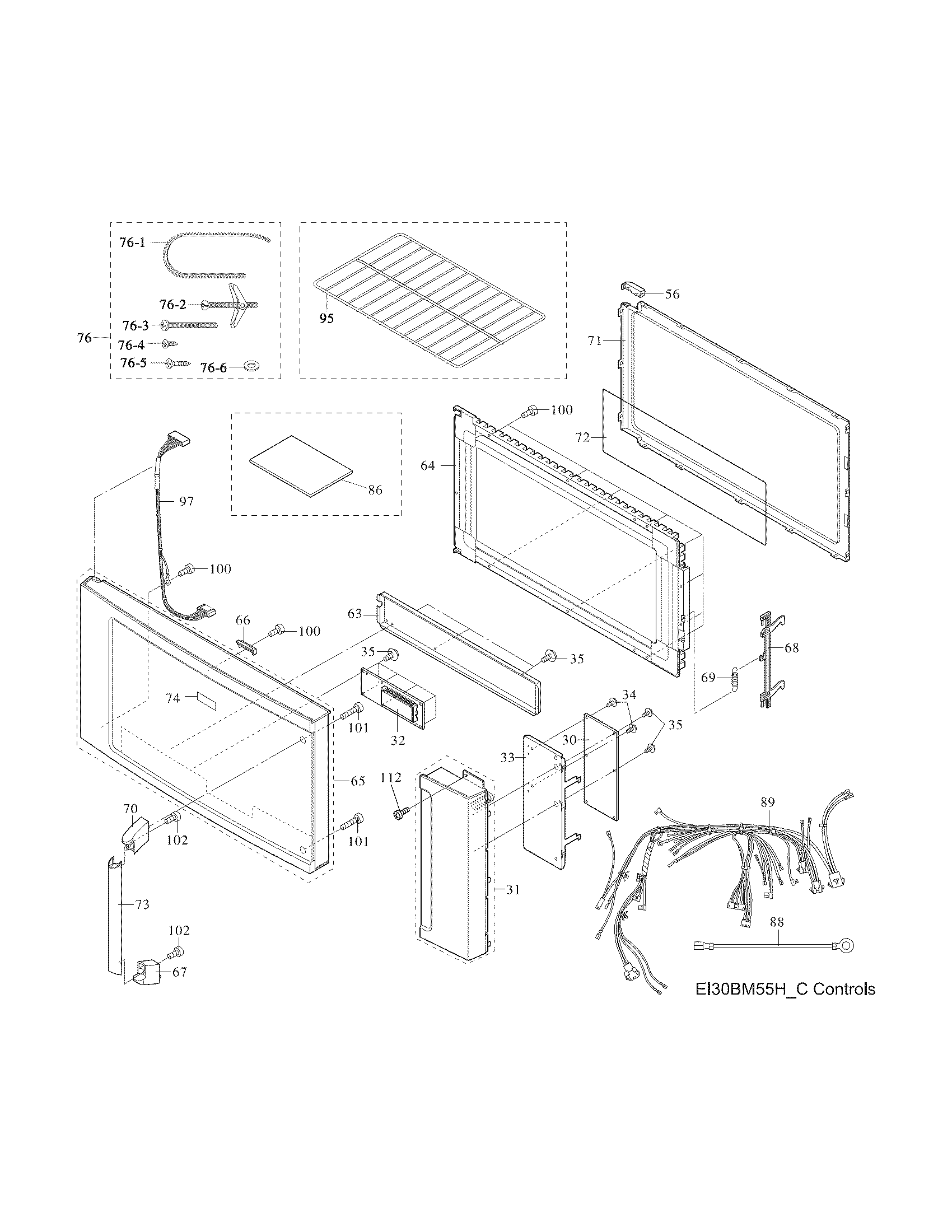 CONTROL PANEL, DOOR, MISCELLANEOUS