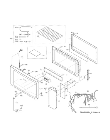 Control panel, door, miscellaneous