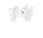 Electrolux EI27BS16JW0 fresh food door diagram