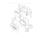 Frigidaire FPCS3085LFB door diagram