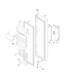 Refrigerator door