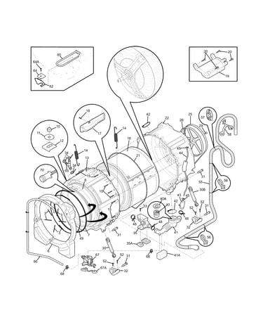 Motor/tub