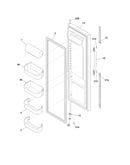 Refrigerator door