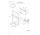 Frigidaire FPHB2899LF4 controls & ice dispenser diagram
