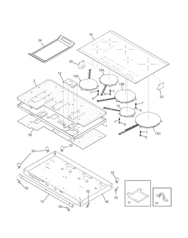 Maintop/surface units