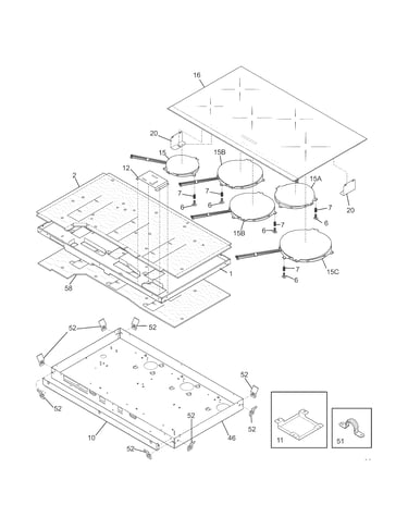 Maintop/surface units