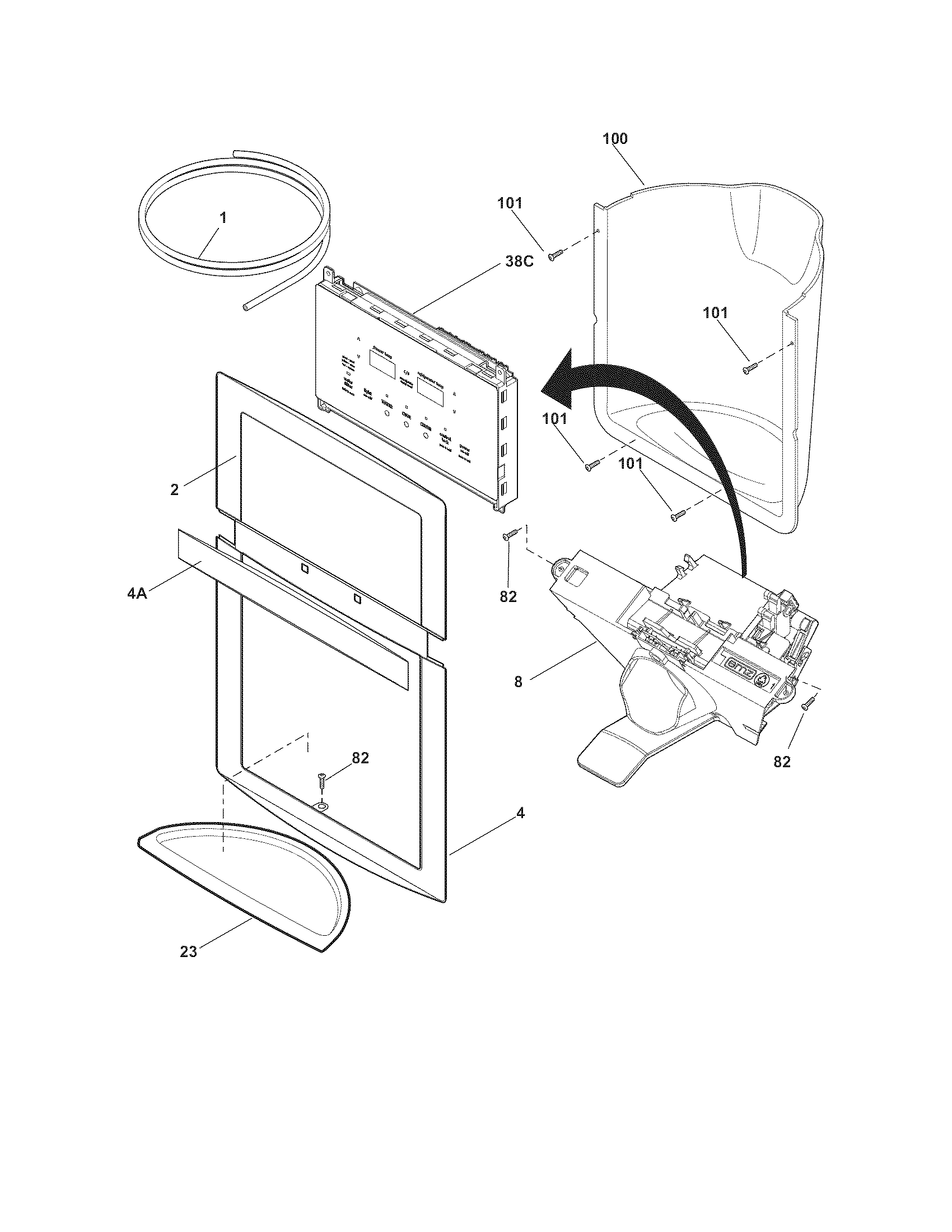 ICE & WATER DISPENSER