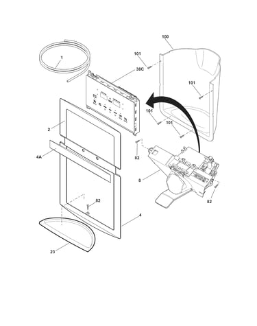 Ice & water dispenser