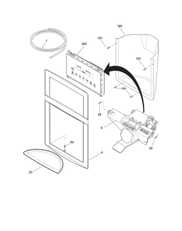 Ice & water dispenser