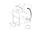 Frigidaire LPUS2686LF1 ice & water dispenser diagram