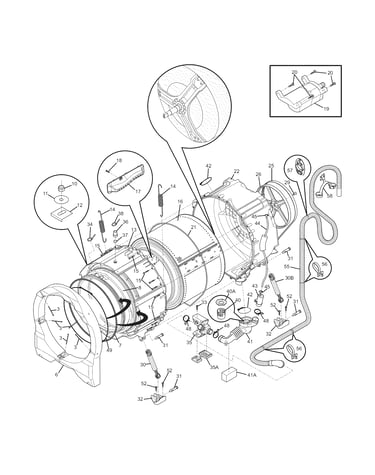 Motor/tub