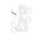 Frigidaire FGUI1849LE2 door diagram