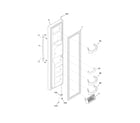 Frigidaire FGHS2669KE4 freezer door diagram