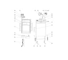 Frigidaire FFBD1821MS0A control panel/door diagram