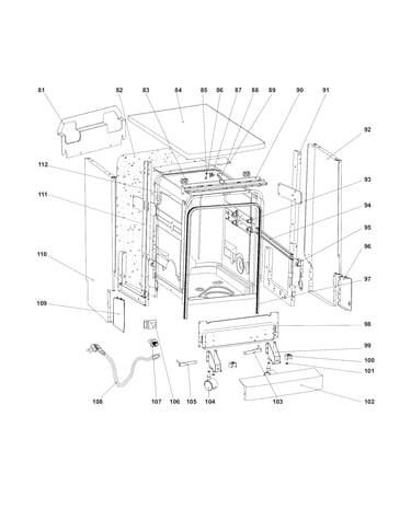Tub/frame/wrapper
