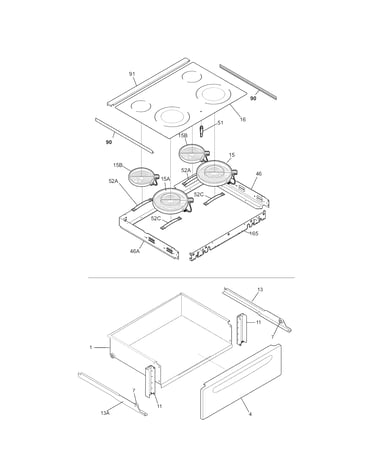 Top/drawer