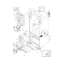 Crosley CFD28WIS2 cabinet diagram