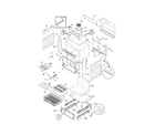 Frigidaire CFES3025LS3 body diagram