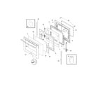 Frigidaire FPCF3091LFD door diagram