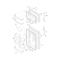 Frigidaire CFHT1842LS4 door diagram