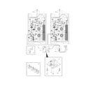 Frigidaire FPIC3095MSA controls/induction unit diagram