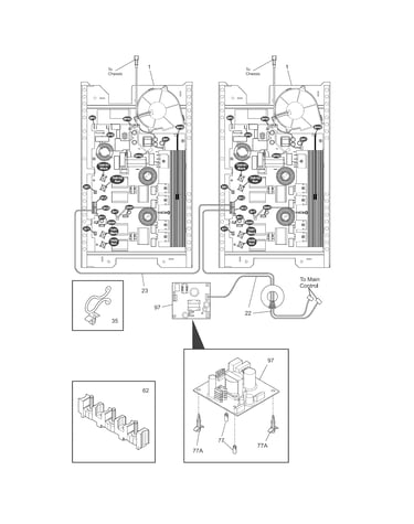 Controls/induction unit
